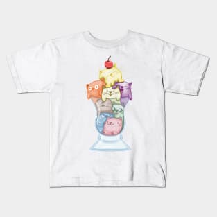 Purrfect Sundae! Kids T-Shirt